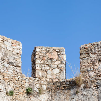 Burgzinnen von Burgen und Schlössern Schlüchtern